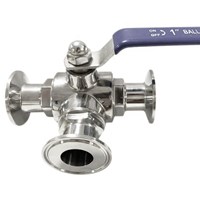 304 Tri-Cover End ball valve