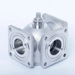 3 Way Flange Ball Valve3