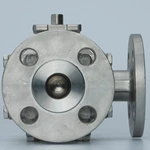 3 Way Manual Flanged Ball Valve4