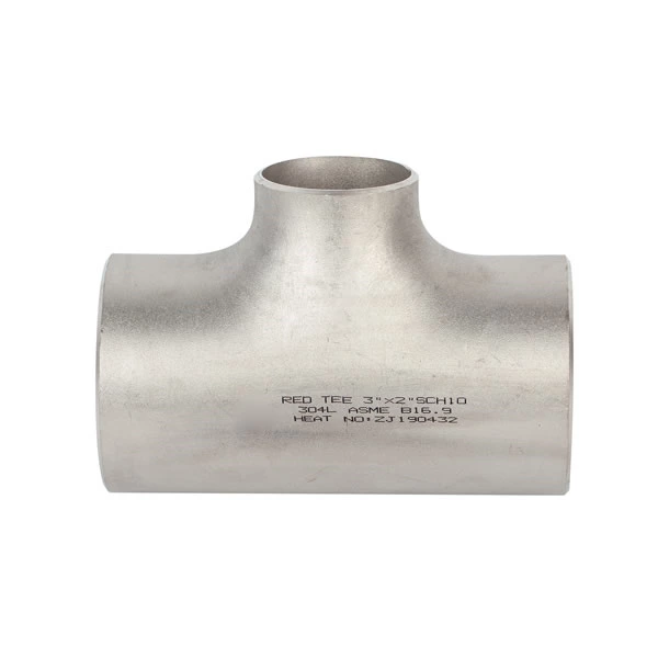 ANSI B16.9 Butt Welding DN200 Forged Stainless Steel 304 Sch40s Reducing Tee