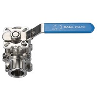 CE Sanitary clamp connection ball valve