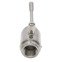 Sanitary female male threaded ball valve