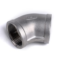 High Quality Stainless Steel 45 Degree Screwed Elbow2
