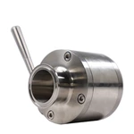 Hygienic Stainless Steel 304 316L Sanitary New Type Manual TrI Clamp 3 PC Ball Valve3