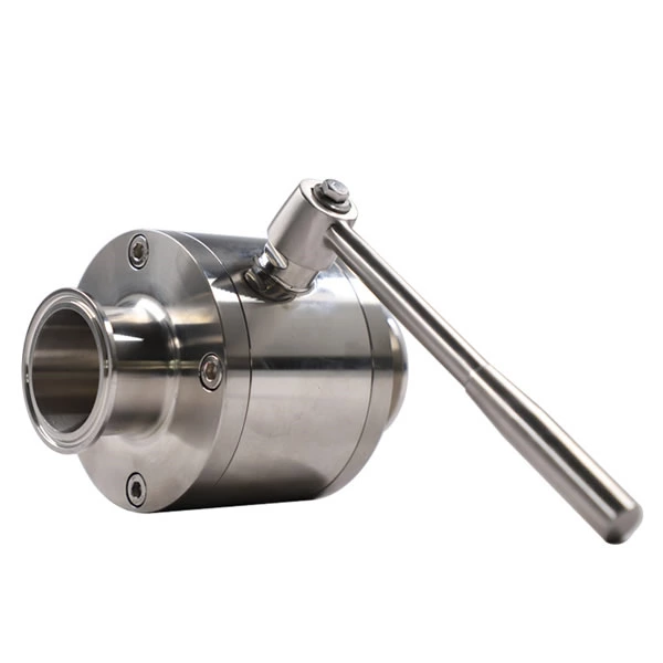 Hygienic Stainless Steel 304 316L Sanitary New Type Manual TrI Clamp 3 PC Ball Valve5
