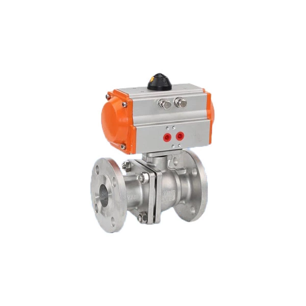 JIS Stainless Steel Flange Ball Valve With ISO5211 Mounting Pad2