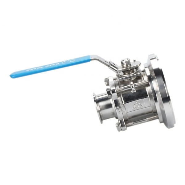 Hygienic Stainless Steel Manual Tank Bottom Valve 2