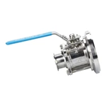 Hygienic Stainless Steel Manual Tank Bottom Valve 2