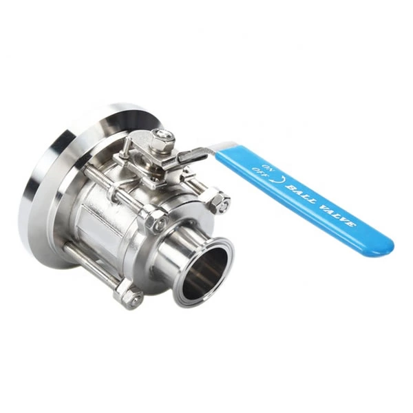 Hygienic Stainless Steel Manual Tank Bottom Valve 4