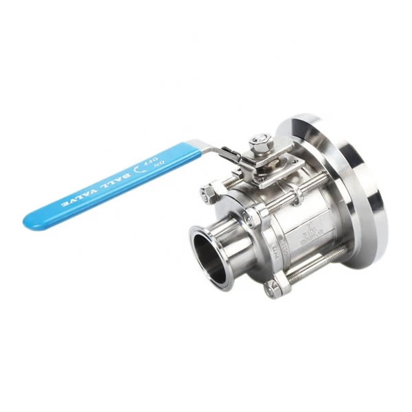 Hygienic Stainless Steel Manual Tank Bottom Valve 3