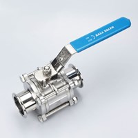Sanitary Stainless Steel 304 316L Manual Tri Clamp 3PC Ball Valve4