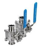 Sanitary Stainless Steel 304 316L Manual Tri Clamp 3PC Ball Valve2
