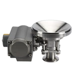 Sanitary Stainless Steel 304 316L Tri Clmap Pneumatic Tank Bottom Valve2