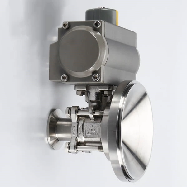 Sanitary Tri Clamp Pneumatic Tank Bottom Ball Valve5