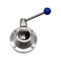 SS 304 Tri Clamp Sanitary Butterfly Type Ball Valve For Food Grade3