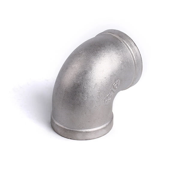 SS304 BSPT Screwed End Elbow with Banded2