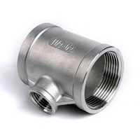 Stainless Steel NPT End Banded Reducing Tee