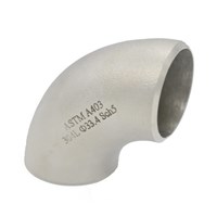 Stainless Steel Seamless 90degree Pipe Fitting Butt Weld Big Size Elbow
