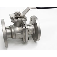 Stainless Steel Two Piece Flange Ball Valve4