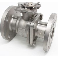 Stainless Steel Two Piece Flange Ball Valve3