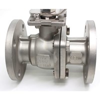 Stainless Steel Two Piece Flange Ball Valve2
