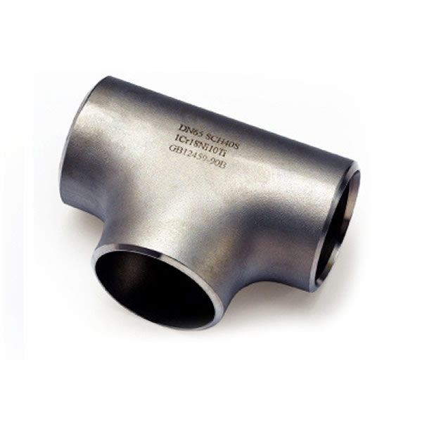 Seamless Stainless Steel Pipe Fitting Equal Tee