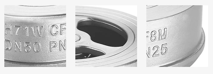 H71W Check Valve Ss Check Valve Pipe Check Valve