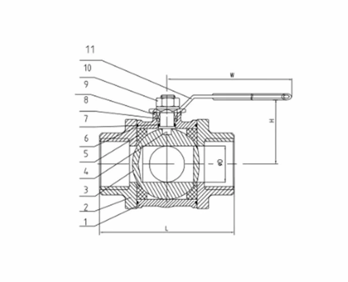 Stainless Steel Y Strainer Screw End CF8/CF8M