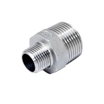 SS304 Red Hex Nipples BSP Thread