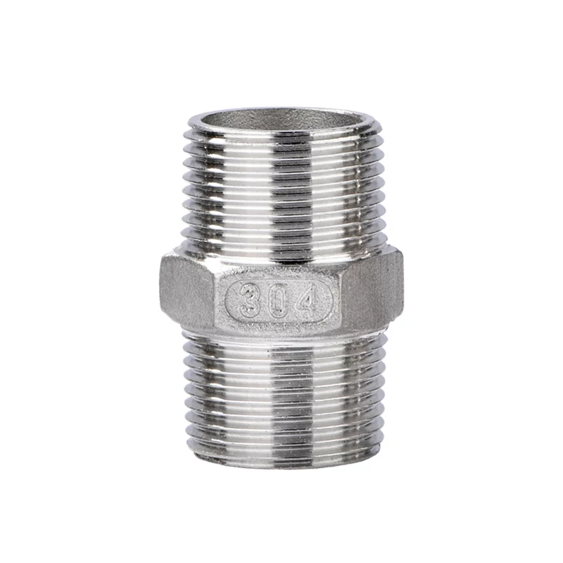 stainless hex nipple BSP NPT 304 316