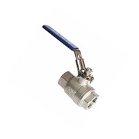 Ball Valve 304 316 Stainless Steel Inline with lock 2-Piece