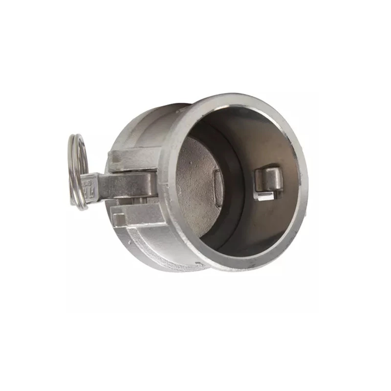 Stainless steel camlock female dust cap