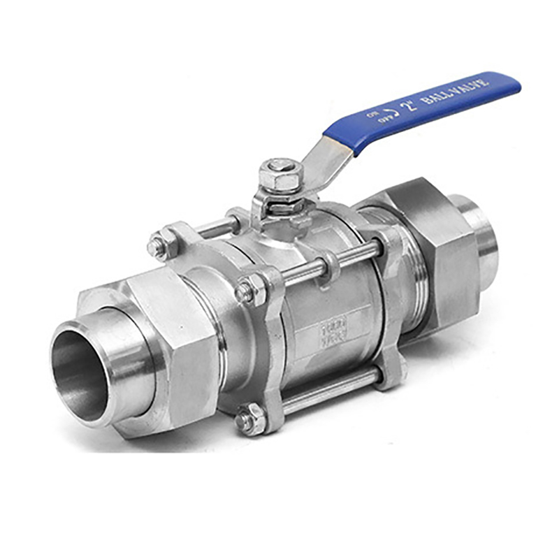 3PC Union assembly ball valve stainless steel