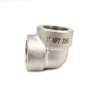 Stainless Steel 90 Degree High Pressure Elbow