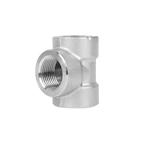Stainless steel high pressure equal diameter tee