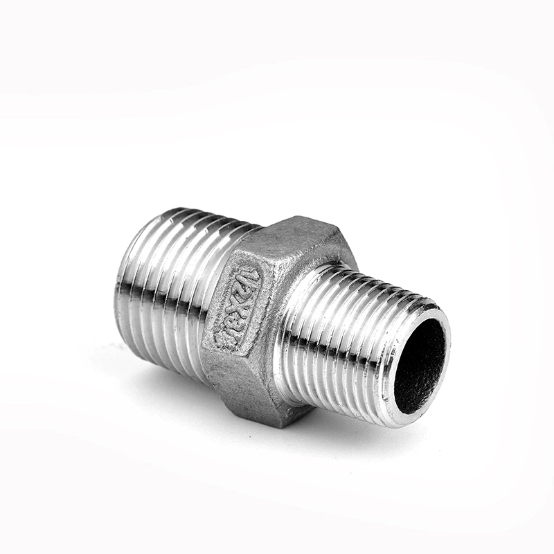 Reducing Hex Nipples Stainless Steel SS316 BSP Thread