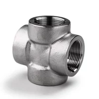 Stainless steel high pressure thread cross