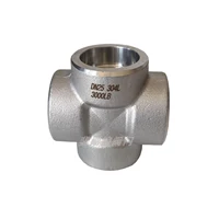 Stainless steel high pressure socket weld cross
